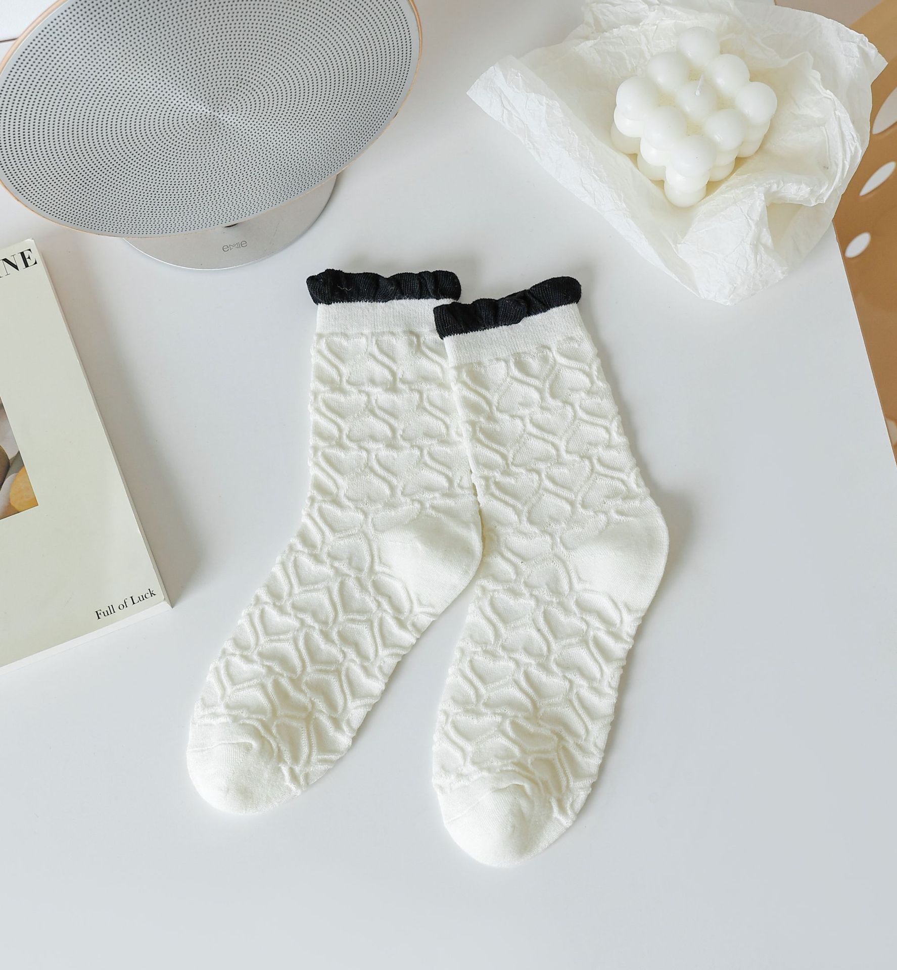 Meias 3/4 Coração para Mulher