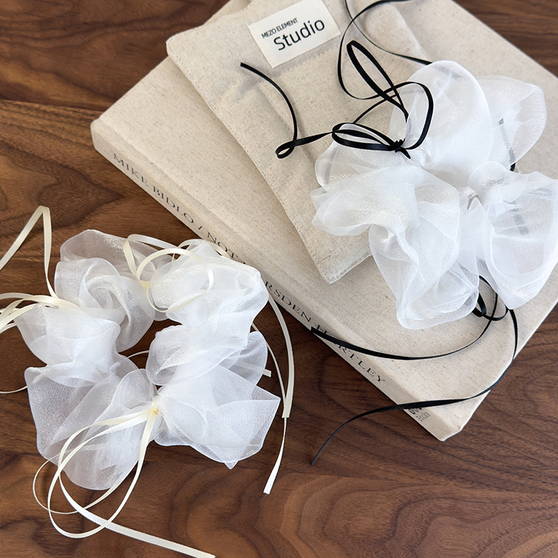 オーガンザリボンボウスクランチー