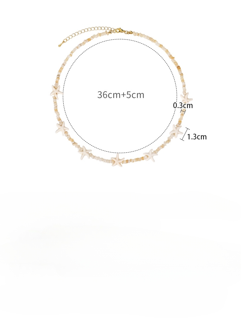 Намисто з намистинами морської зірки