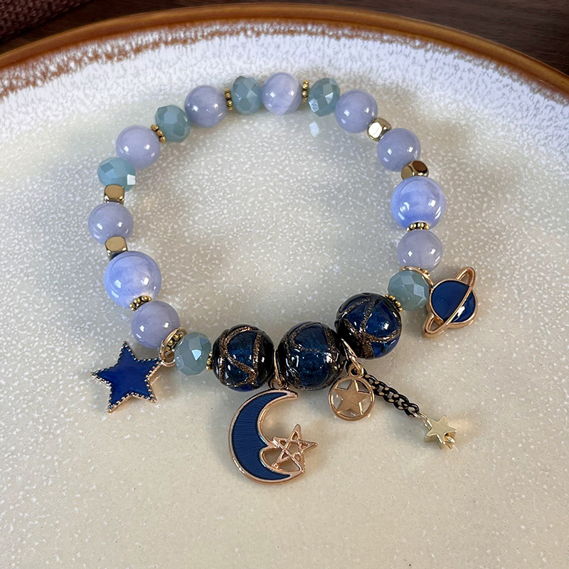 Gelang Manik Kristal Planet dan Bintang