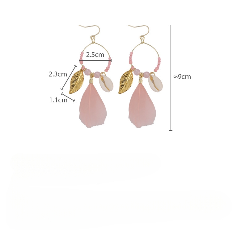 Богемные Серьги с Перьевыми Кистями