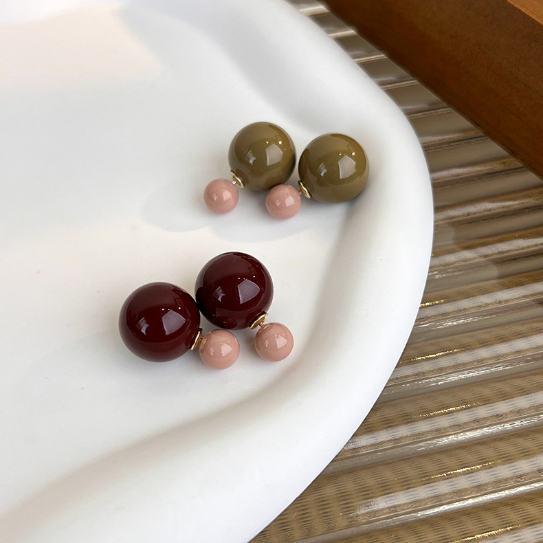 리버서블 볼 귀걸이