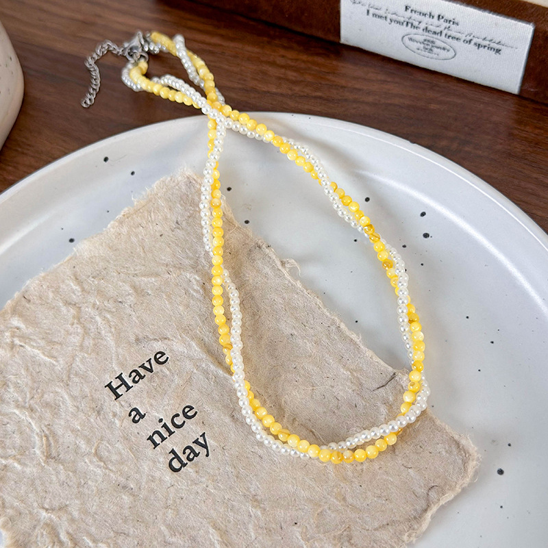 Kleurrijke Kralen Parelketting