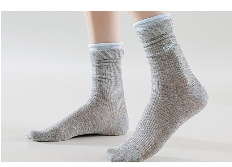 Meias de Algodão Sem Costuras