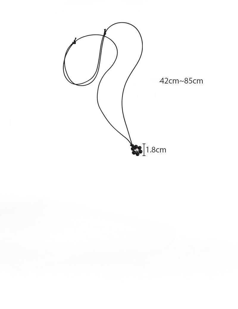 Kore Tarzı Boncuklu Çiçek Pandalı Kolye ve Saç Tokası Seti