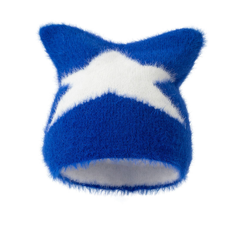 Chapéu de Malha Faux Mink