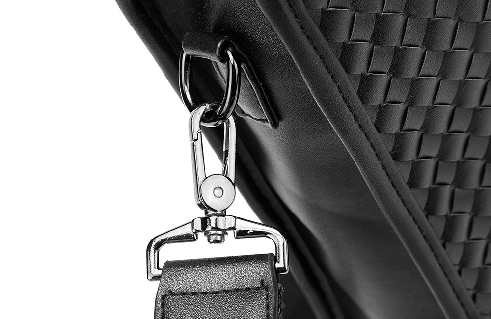 Gewebte Quertrage-Aktentasche für Herren