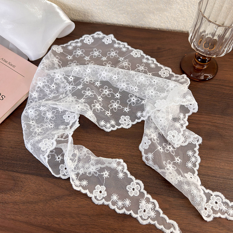 Lace Floral Headscarf