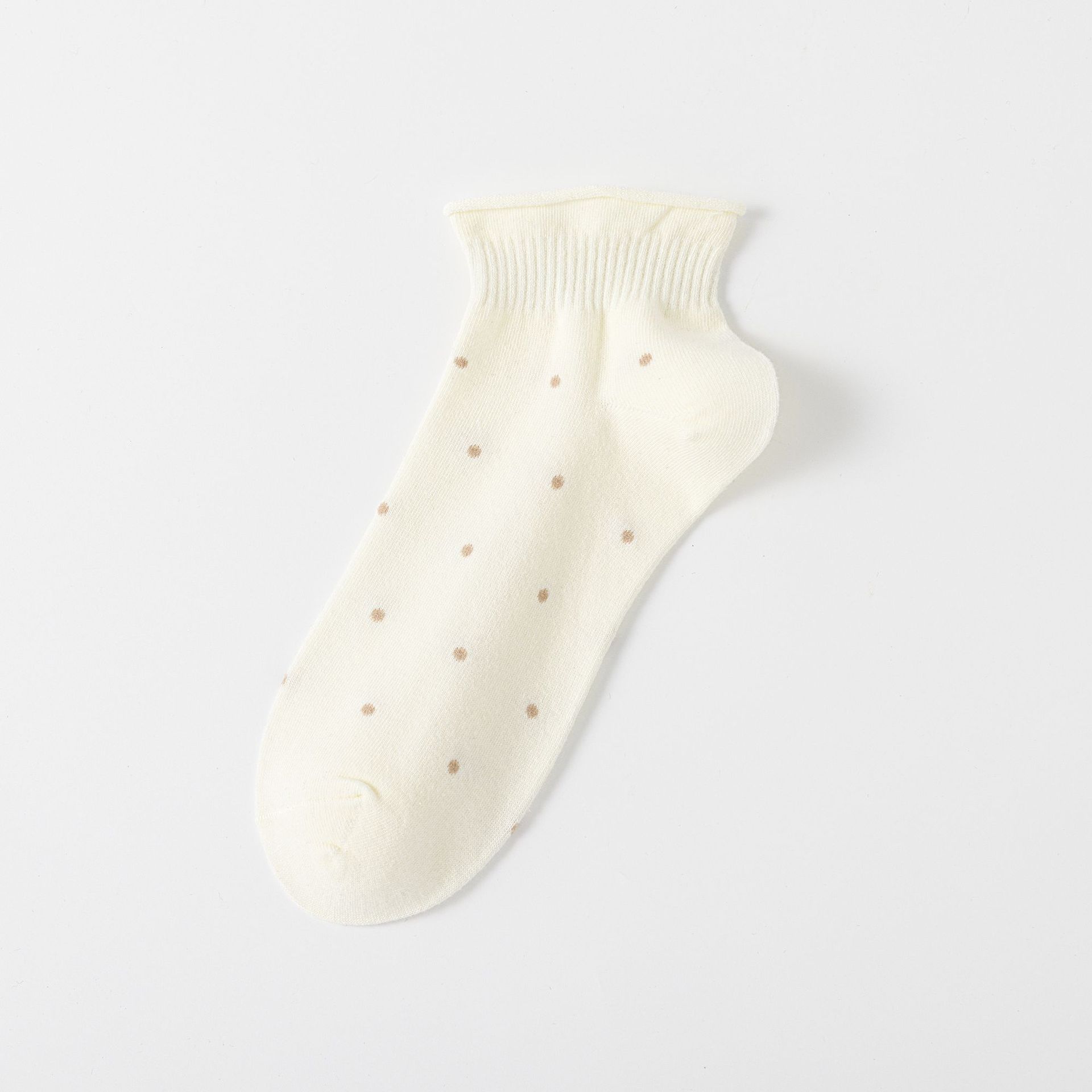 جوارب كاحل بنقشة البولكا دوت