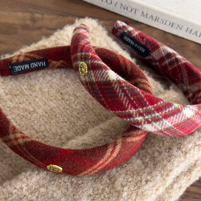 Banda para el Cabello a Cuadros