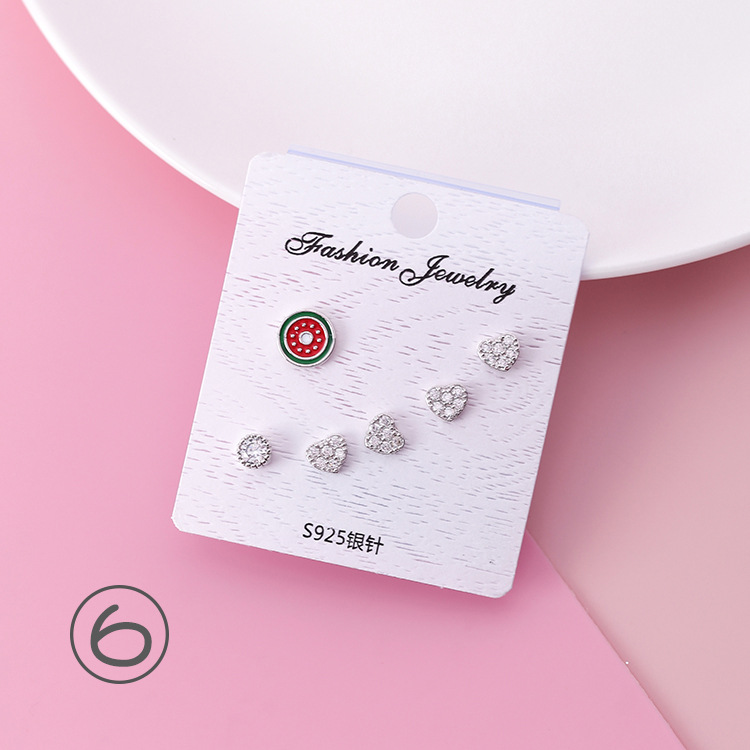 أقراط مثبتة فضة 925