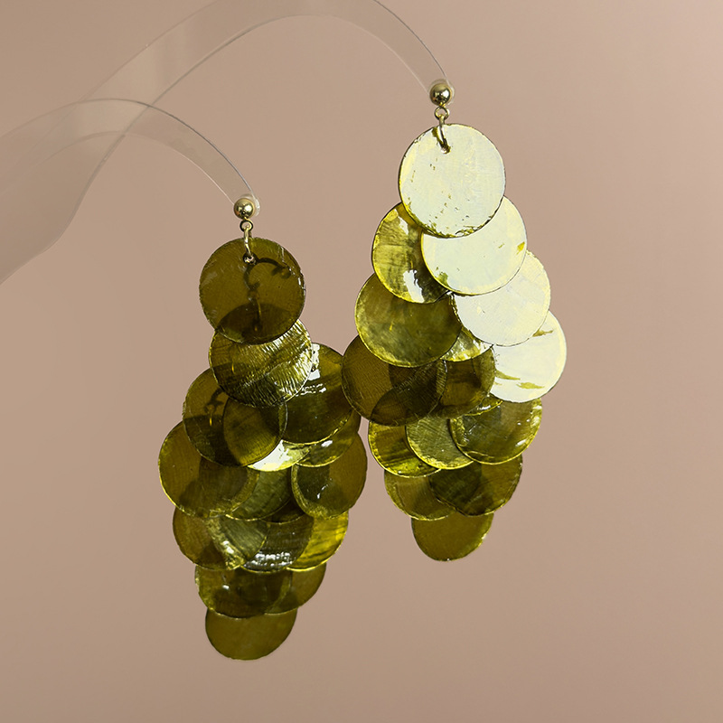 조개 술 귀걸이