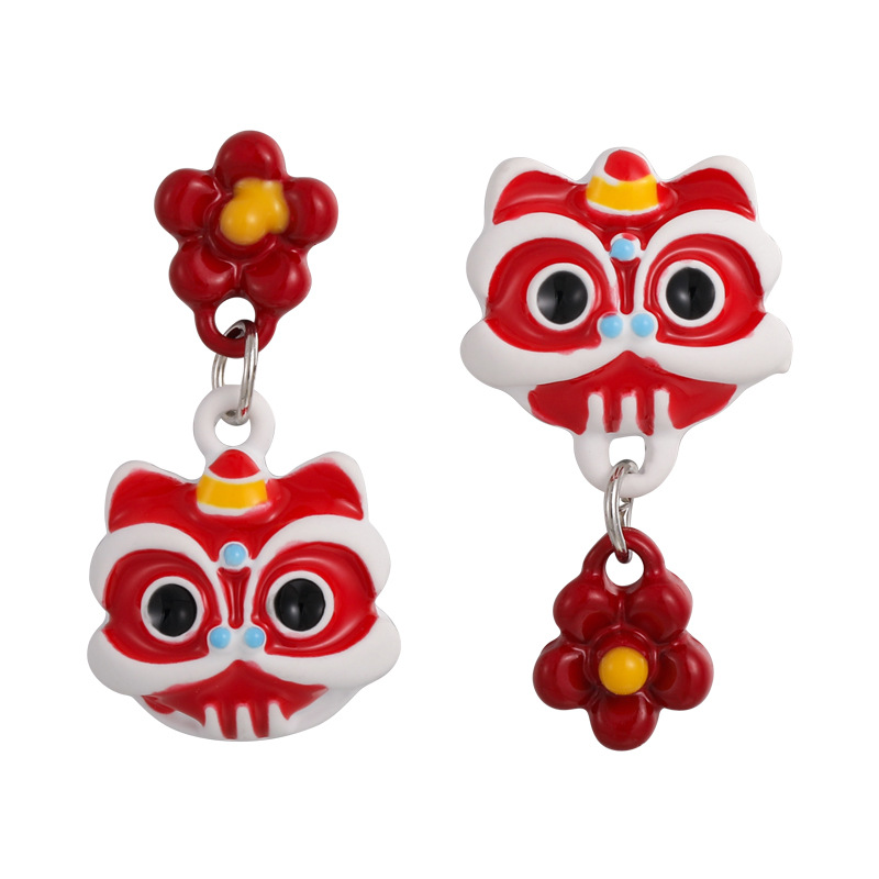 Aslan Dansı Zengili Küpeler