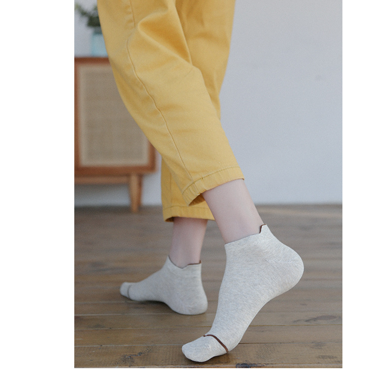 Dámské Bavlněné Lodičkové Ponožky