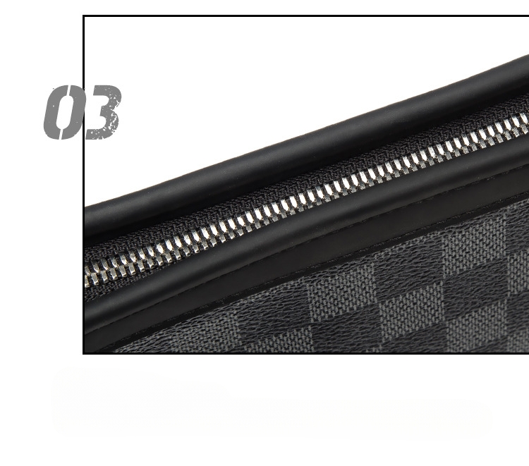 Шкіряна клерова сумка для iPad