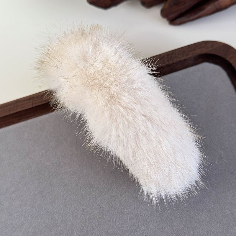 Miękka Pluszowa Spinka do Włosów Banan