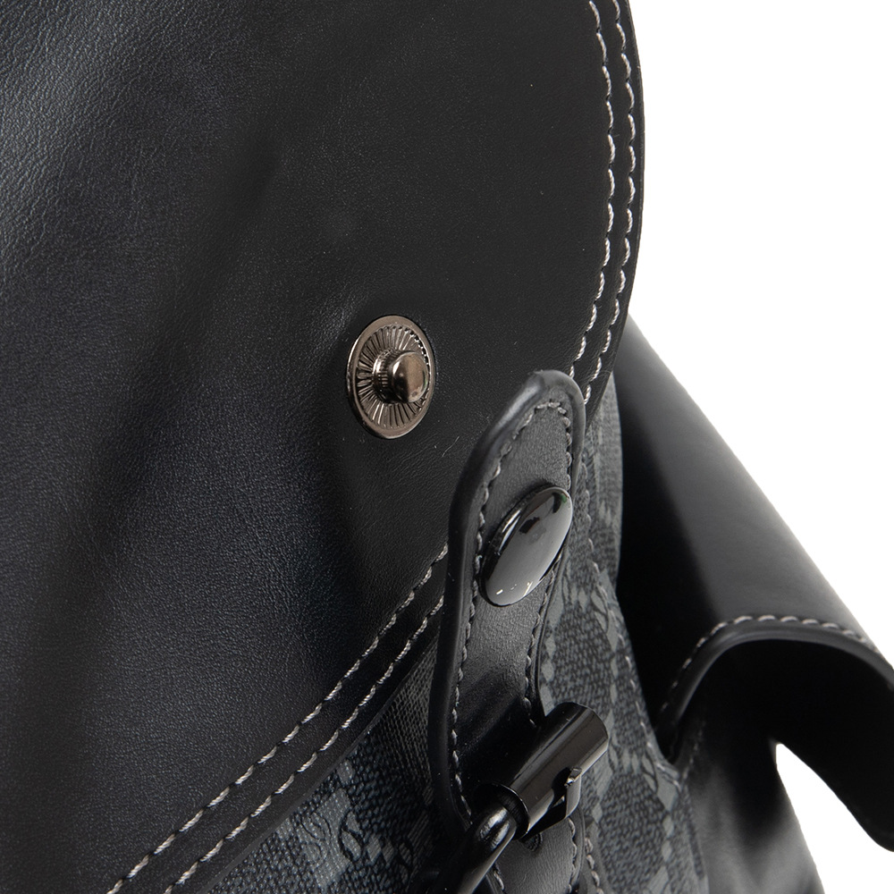 클래식 체크 백팩