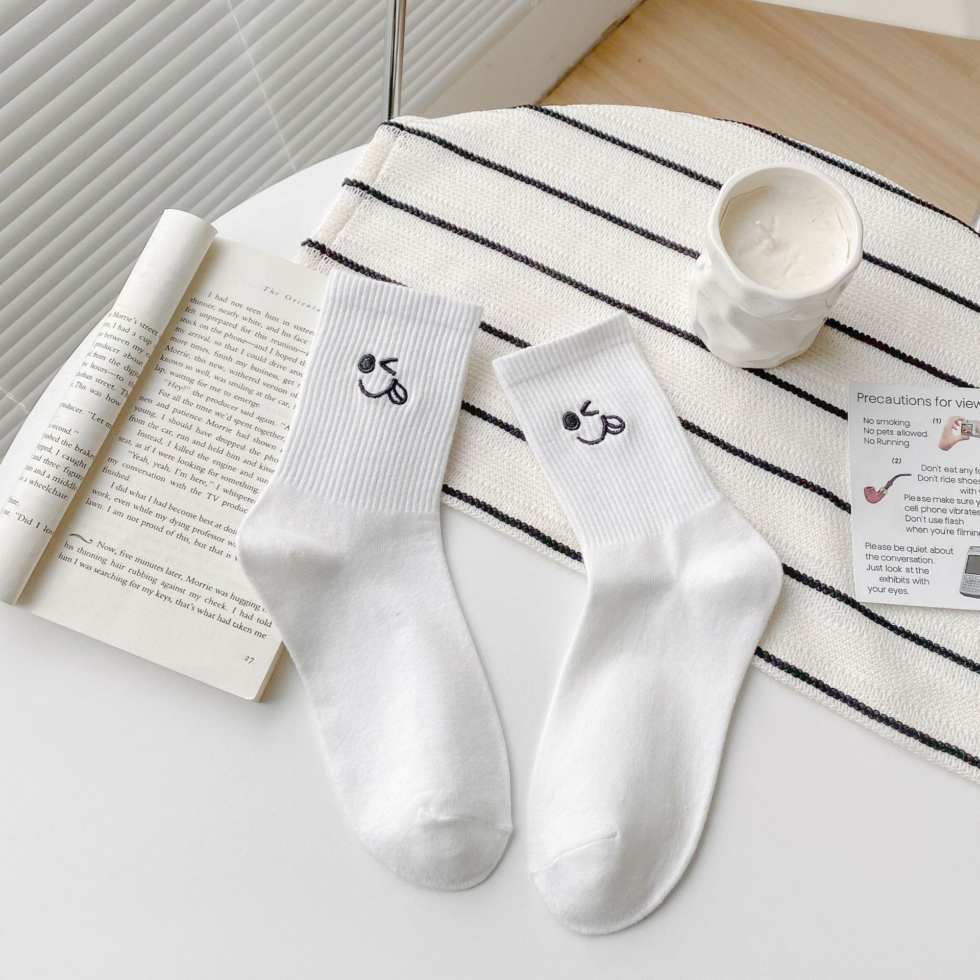 Meias Bordadas Divertidas