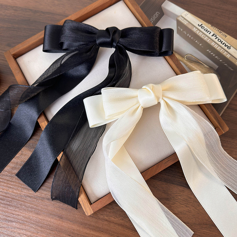 Bow Spring Clip Hair Clip