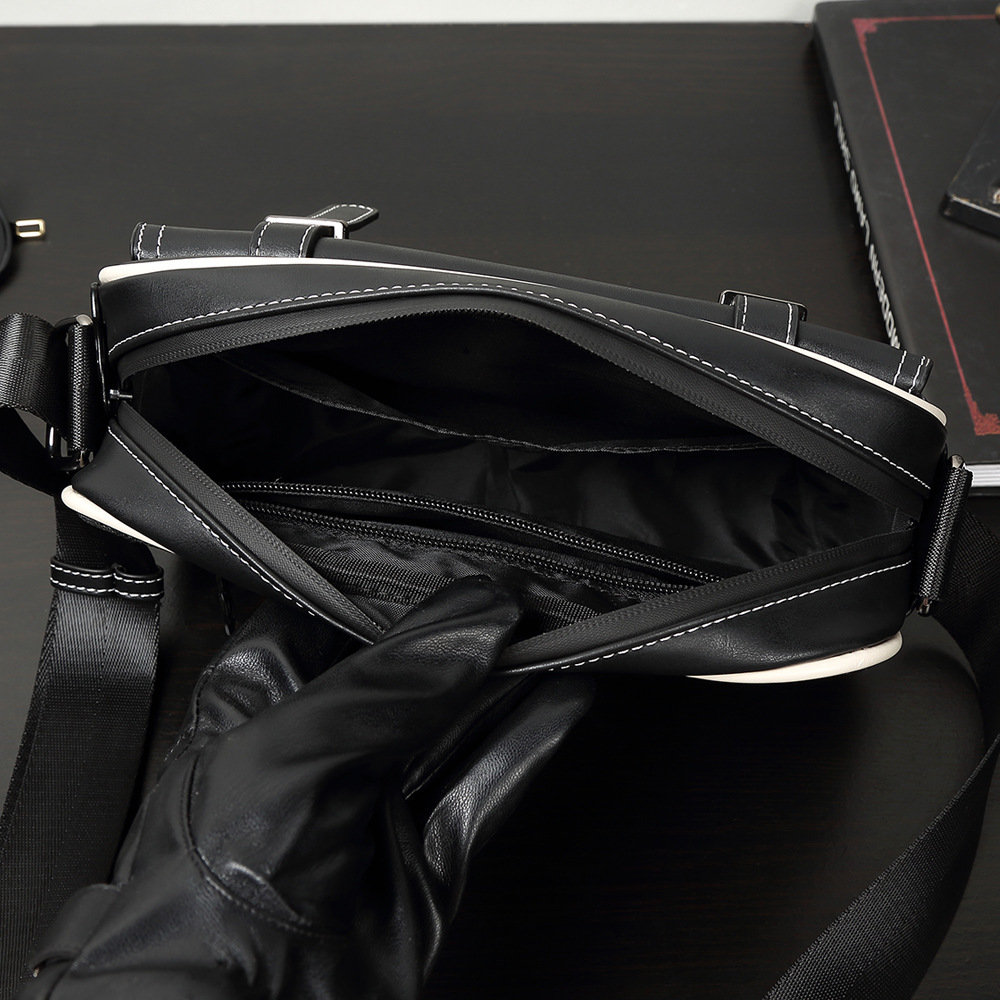 Heren Schoudertas met Ruitpatroon