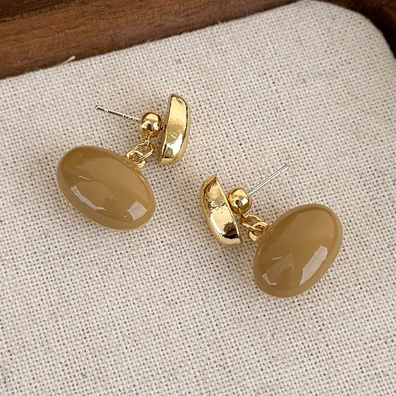 빈티지 미니멀리스트 기하학 드롭 귀걸이