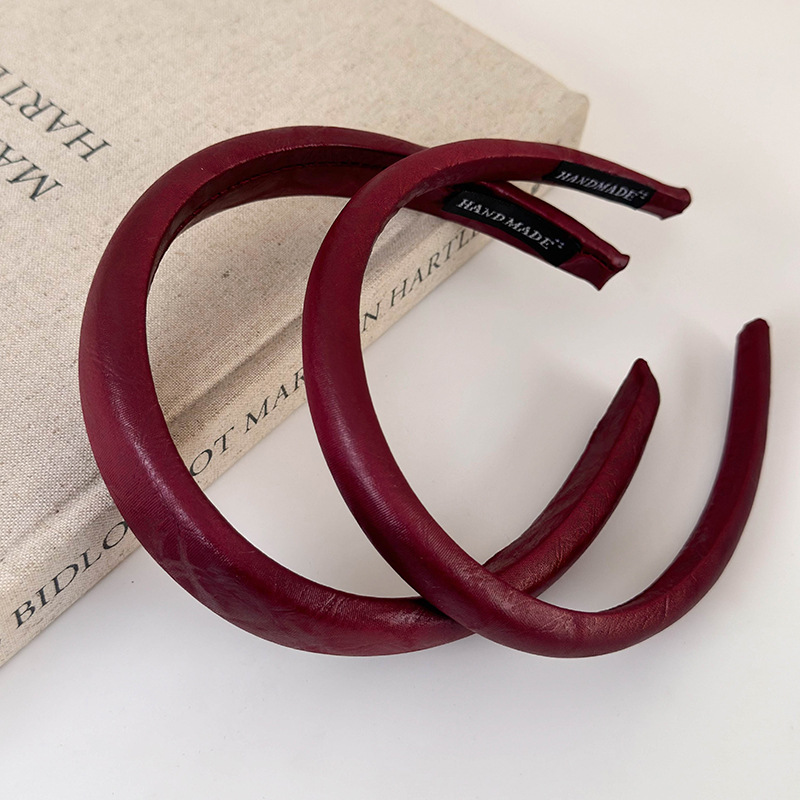 Ac de Păr și Scrunchy din Piele Ecru Înaltă