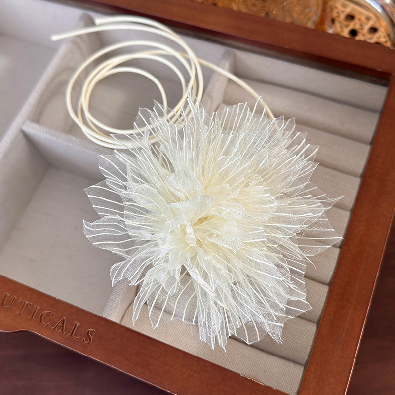 Bloemen Choker Ketting