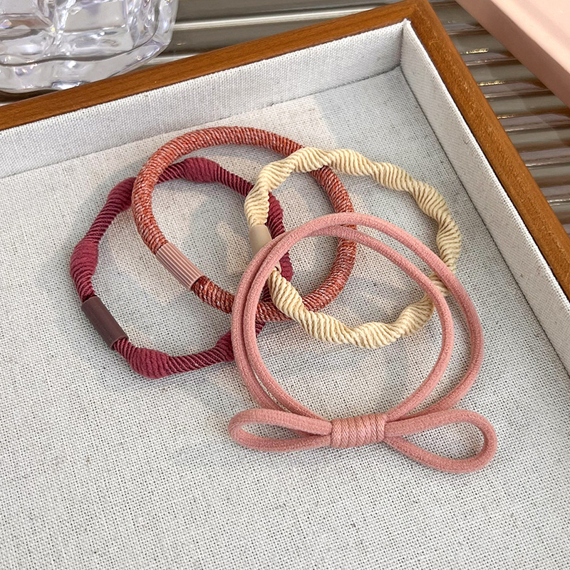 Zestaw Podstawowych Elastycznych Gumek do Włosów