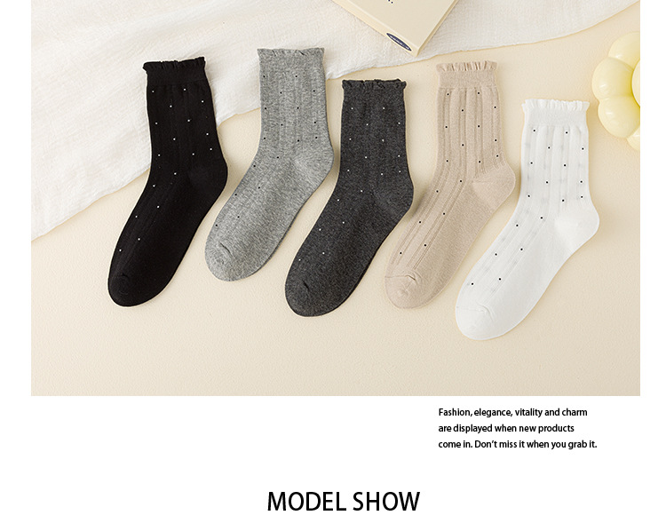 Meias Cano Médio Folgadas para Mulheres