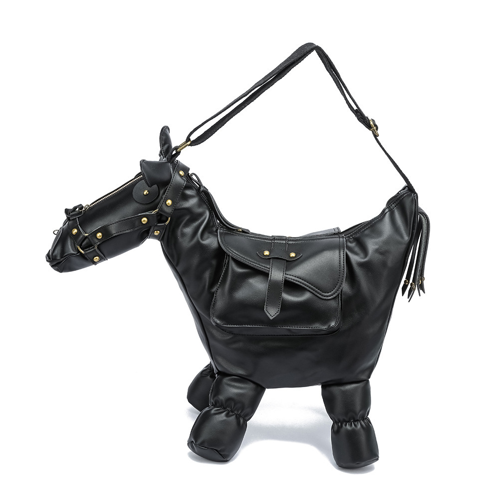 Bolso Bandolera y Mochila para Hombre con Patrón de Burro