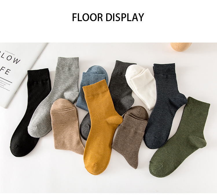 Meias de Algodão Meia-Altura