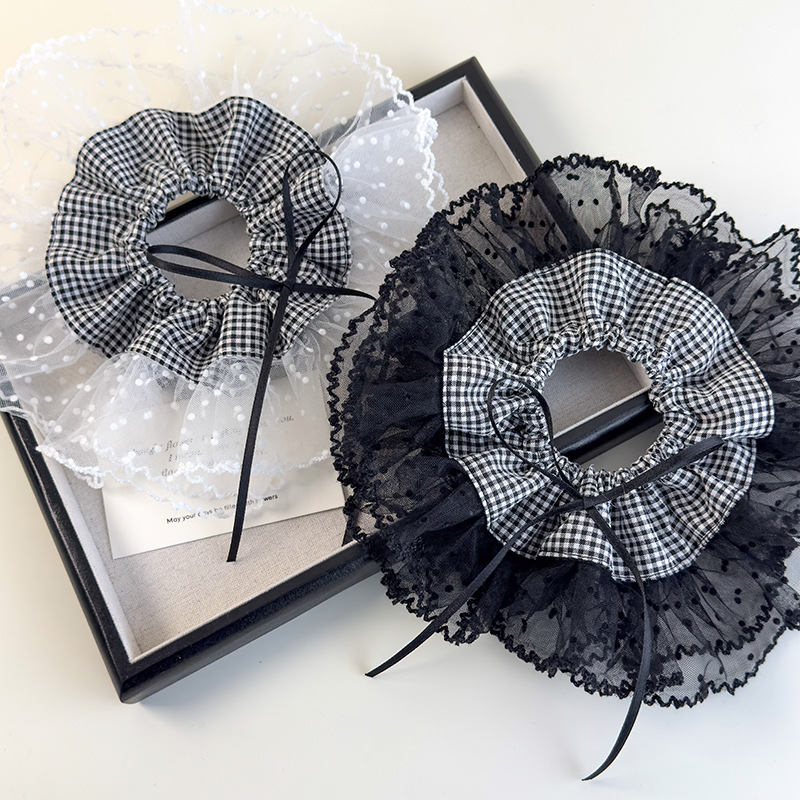 Σκραντσάκια Υπερμεγέθους με Δαντέλα και Πάτσγουορκ Πλέγμα