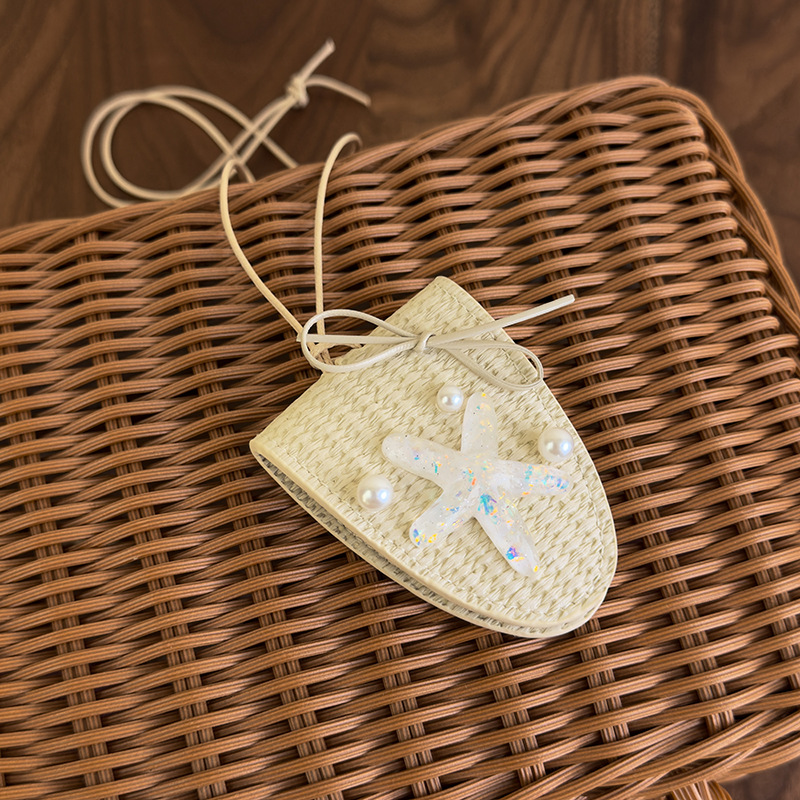 Straw Starfish Glasses Chain