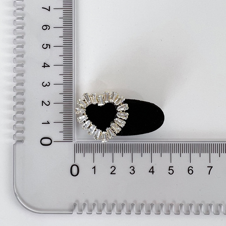 Agrafă de Păr cu Inimă de Rhinestone