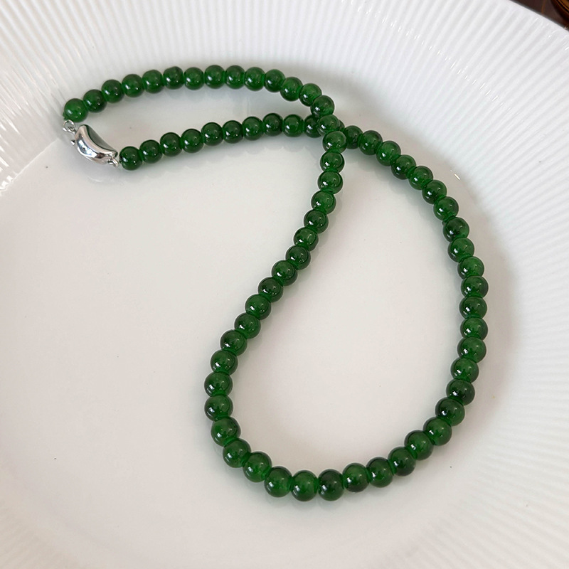 Green Beaded Necklace
