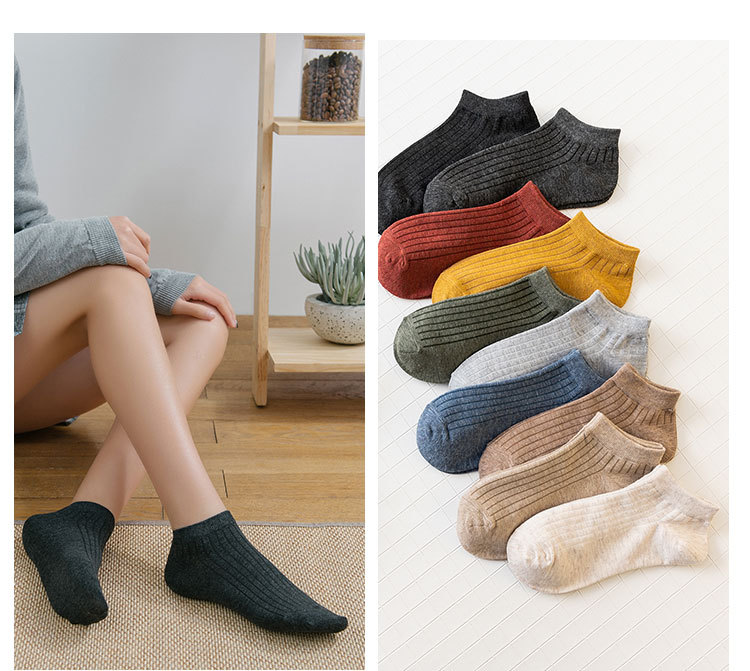 Meias Tornozelo de Algodão