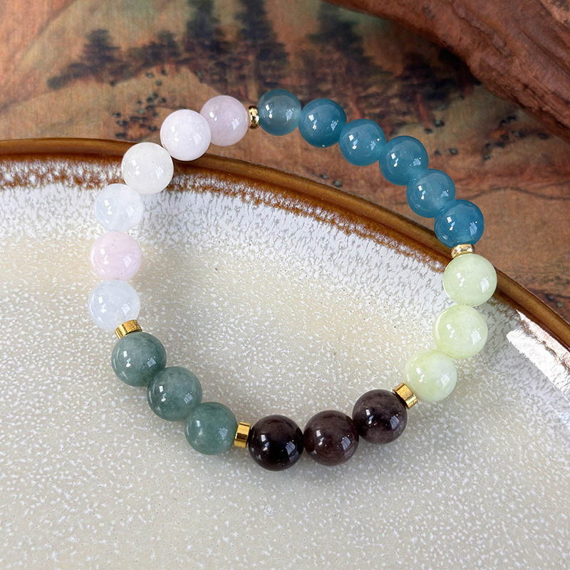 สร้อยข้อมือหินทรงเรขาคณิต