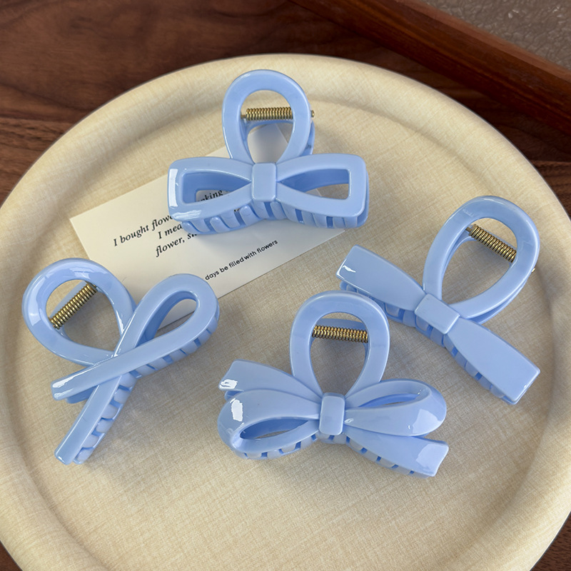 Agrafă de Păr Acrilică cu Fundiță