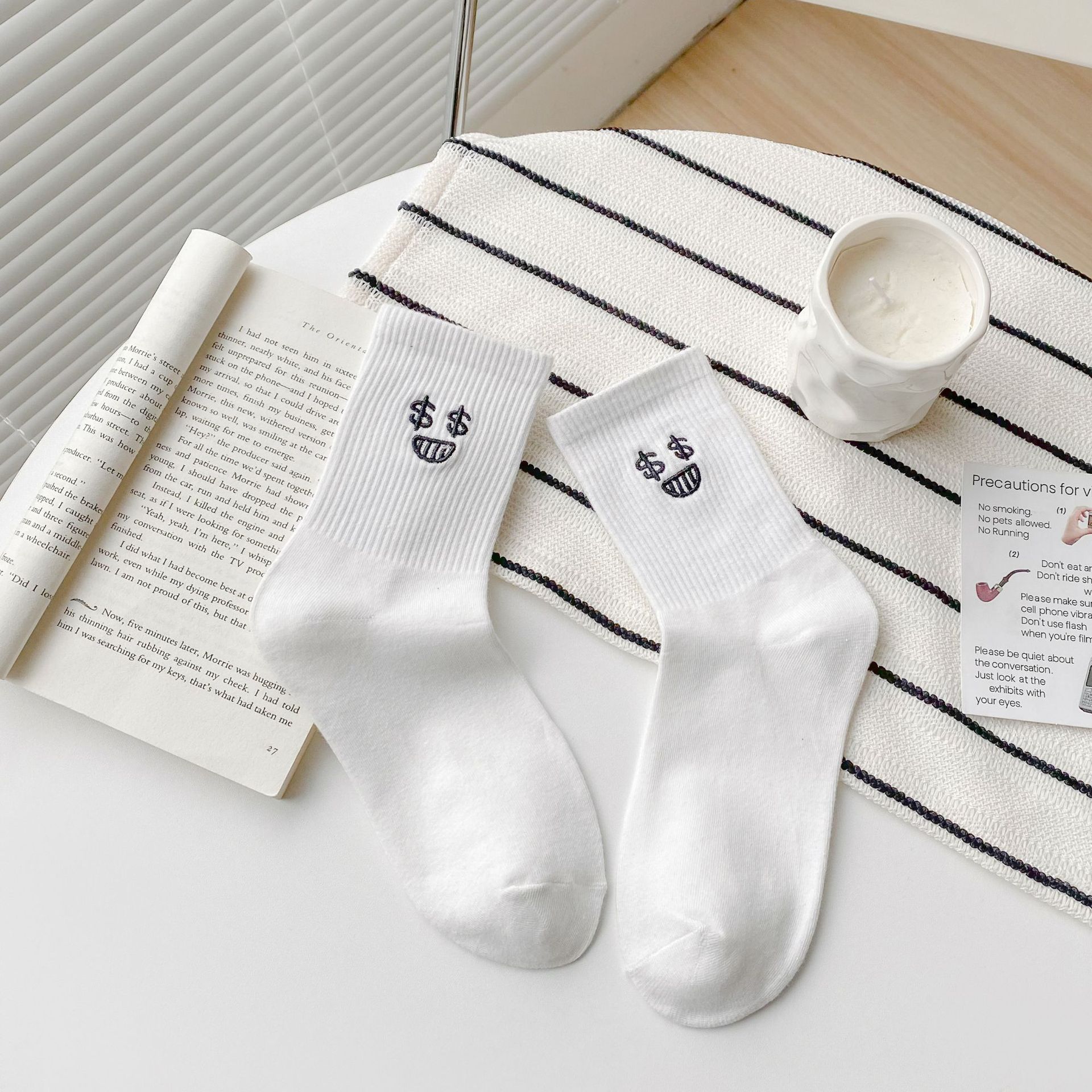 Meias Bordadas Divertidas