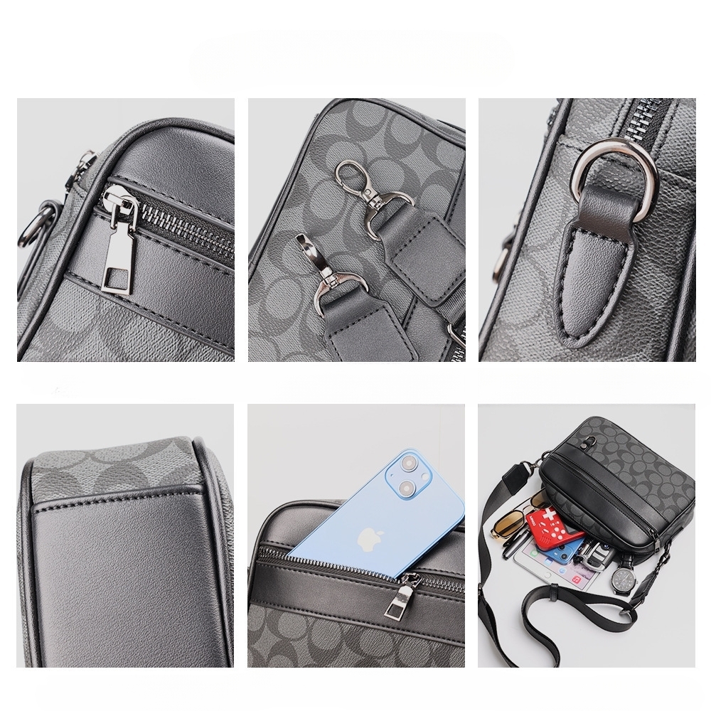 Маленькая Квадратная Сумка-кроссбоди Мужская