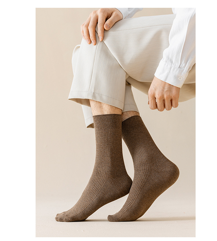 Meias de Algodão Penteado Meia Canela