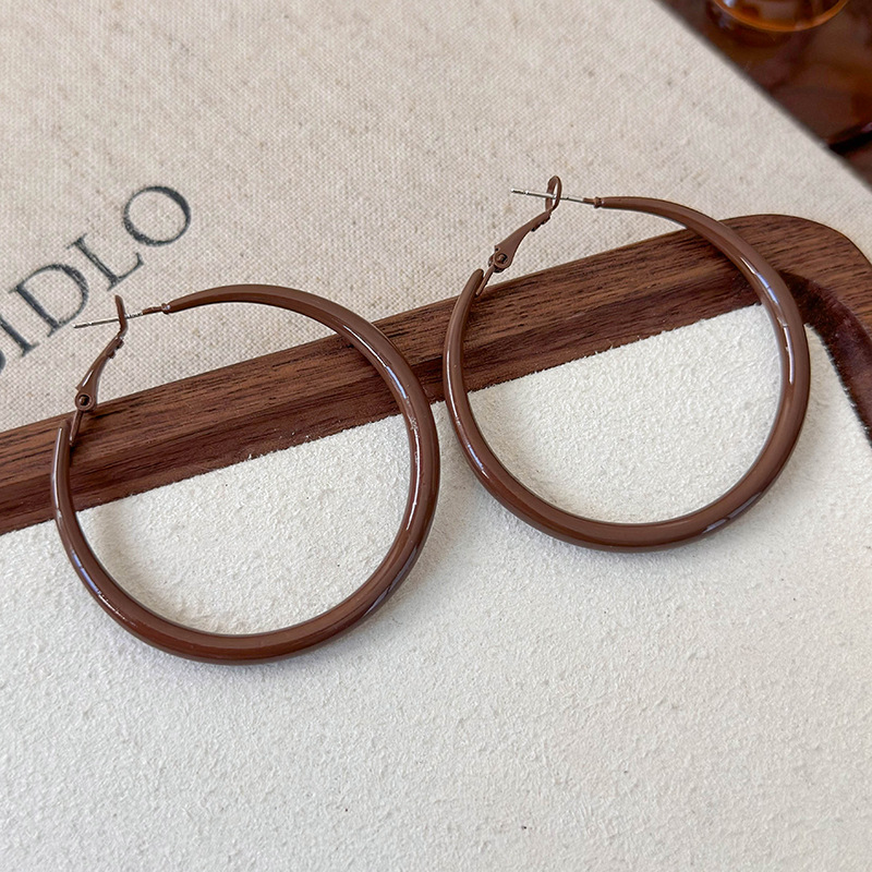 Геометрические серьги-кольца