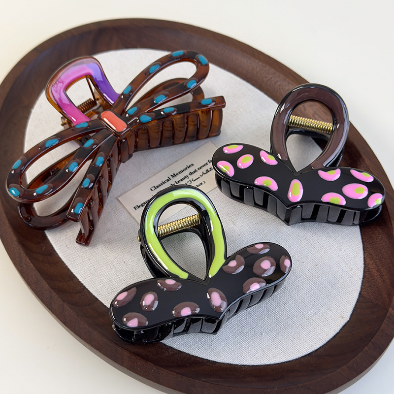 Agrafă de Păr cu Email Picături