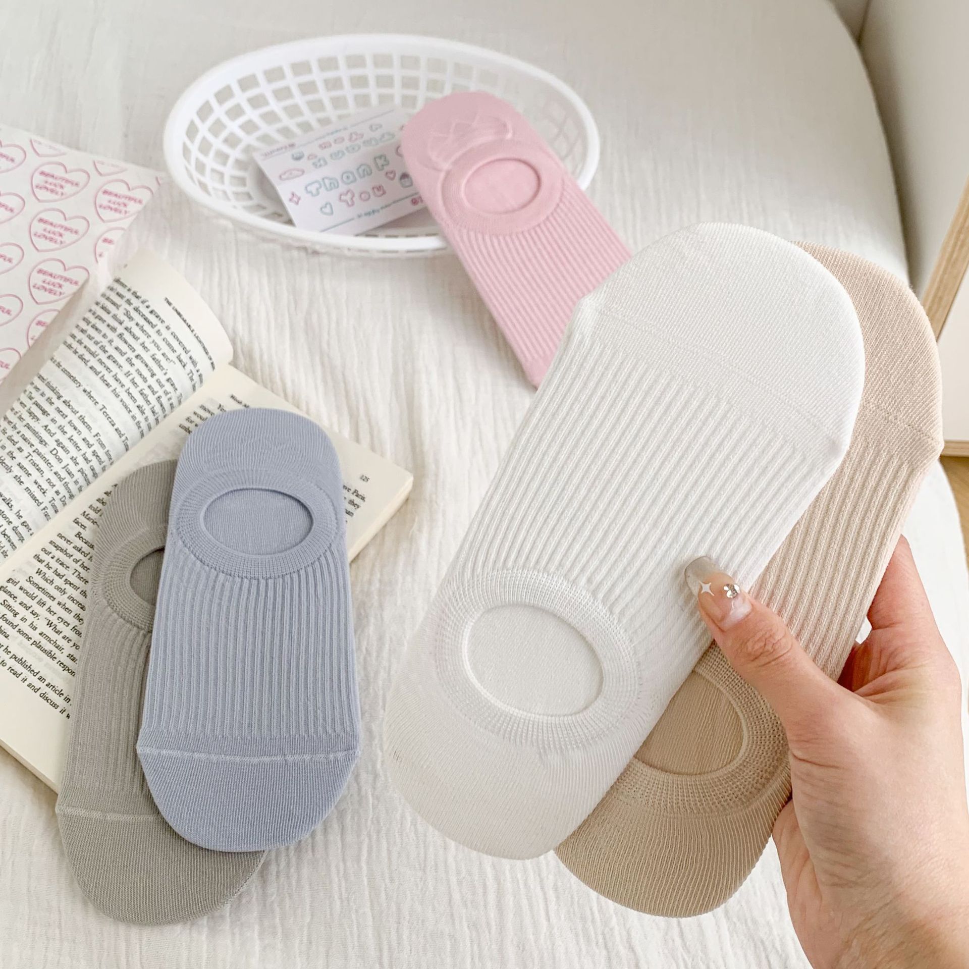 여성용 시밀리스 invisible 양말