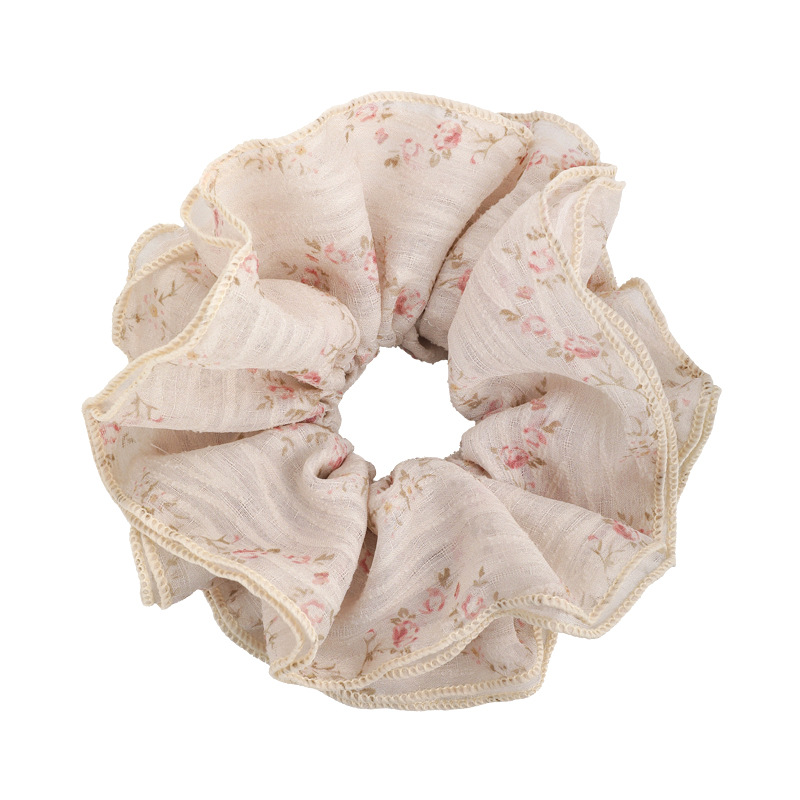 Floral Hair Tie and Scarf Set