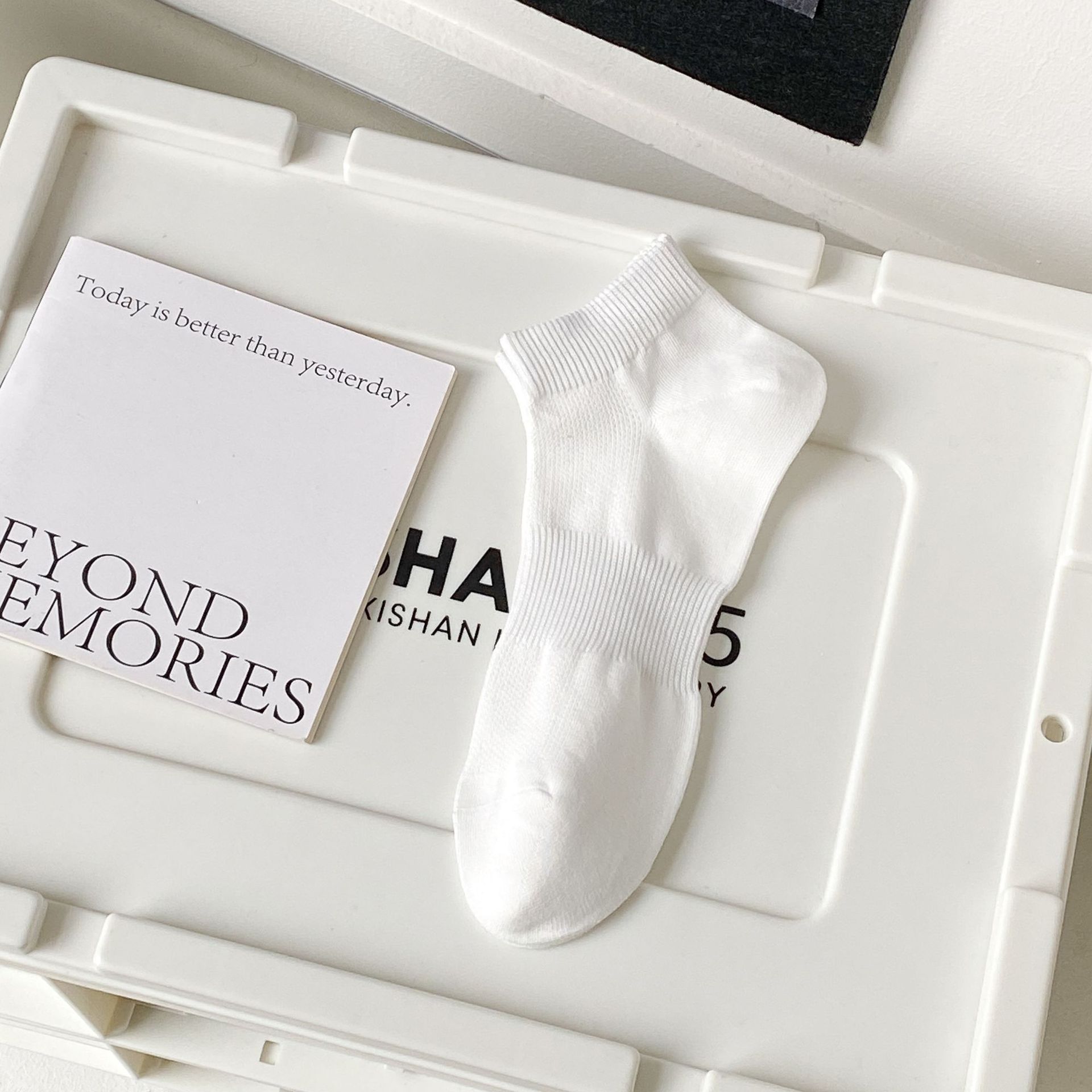 ถุงเท้าผู้ชายฝ้ายเมชระบายอากาศ