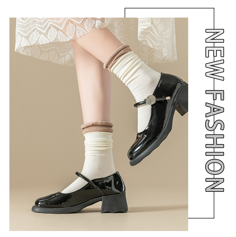 Meias Meia Cano Color-Block