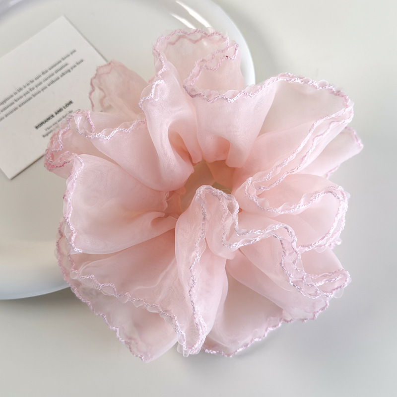 オーガンザプリーツスクランチー