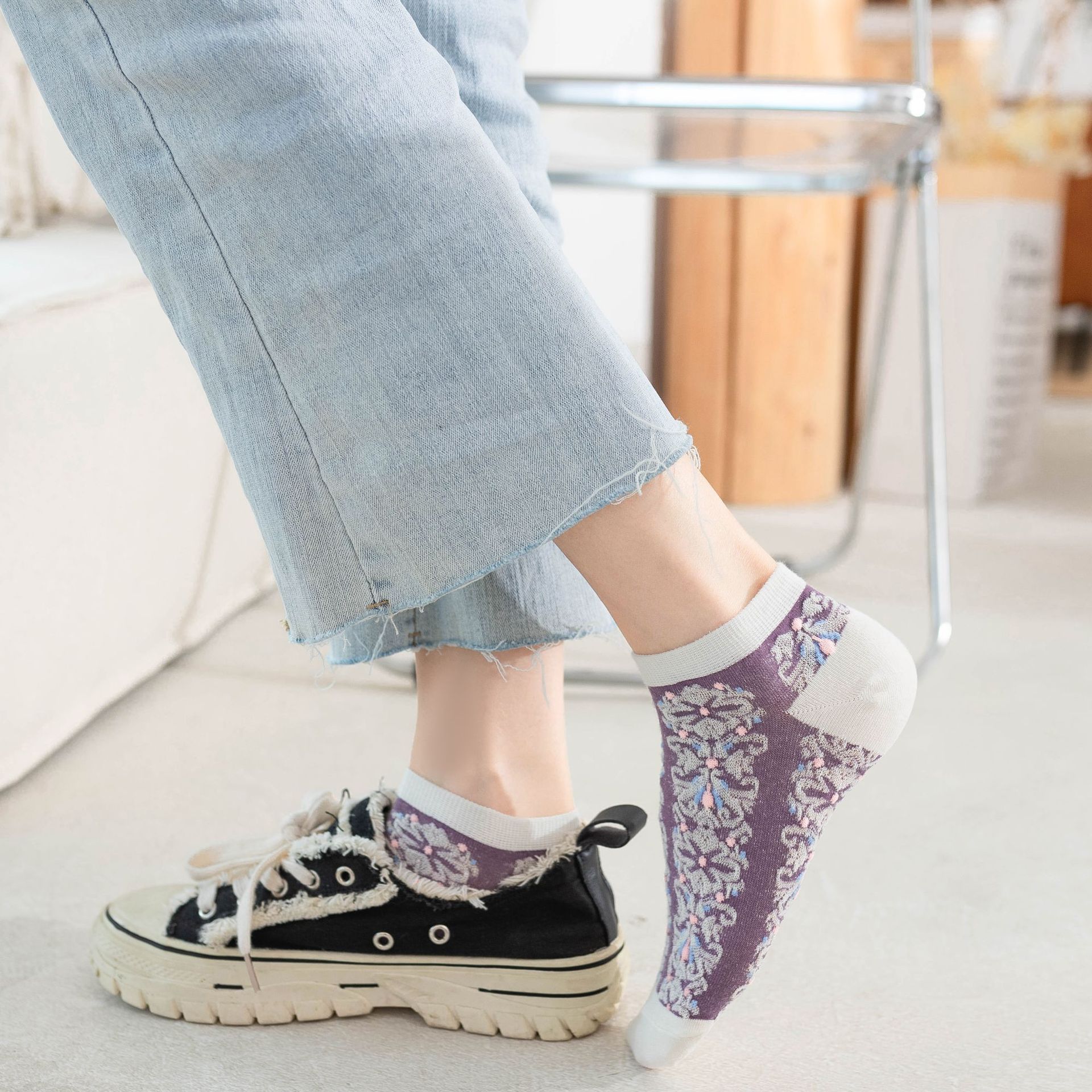 Tất Nữ Không Hiện Retro Dân Tộc Nổi