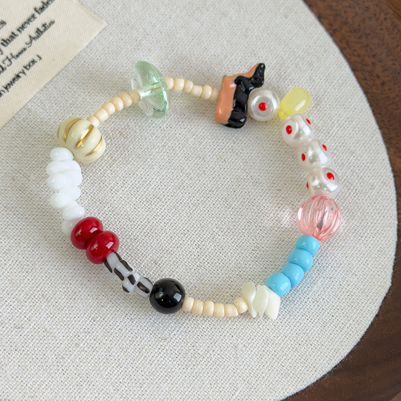 Braccialetto per Cani con Perline Colorate